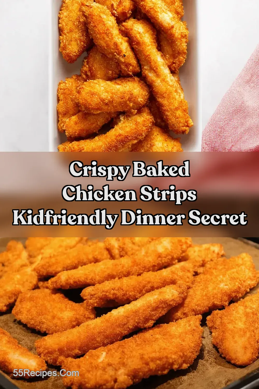Crispy Baked Chicken Strips Healthier Than Takeout -…