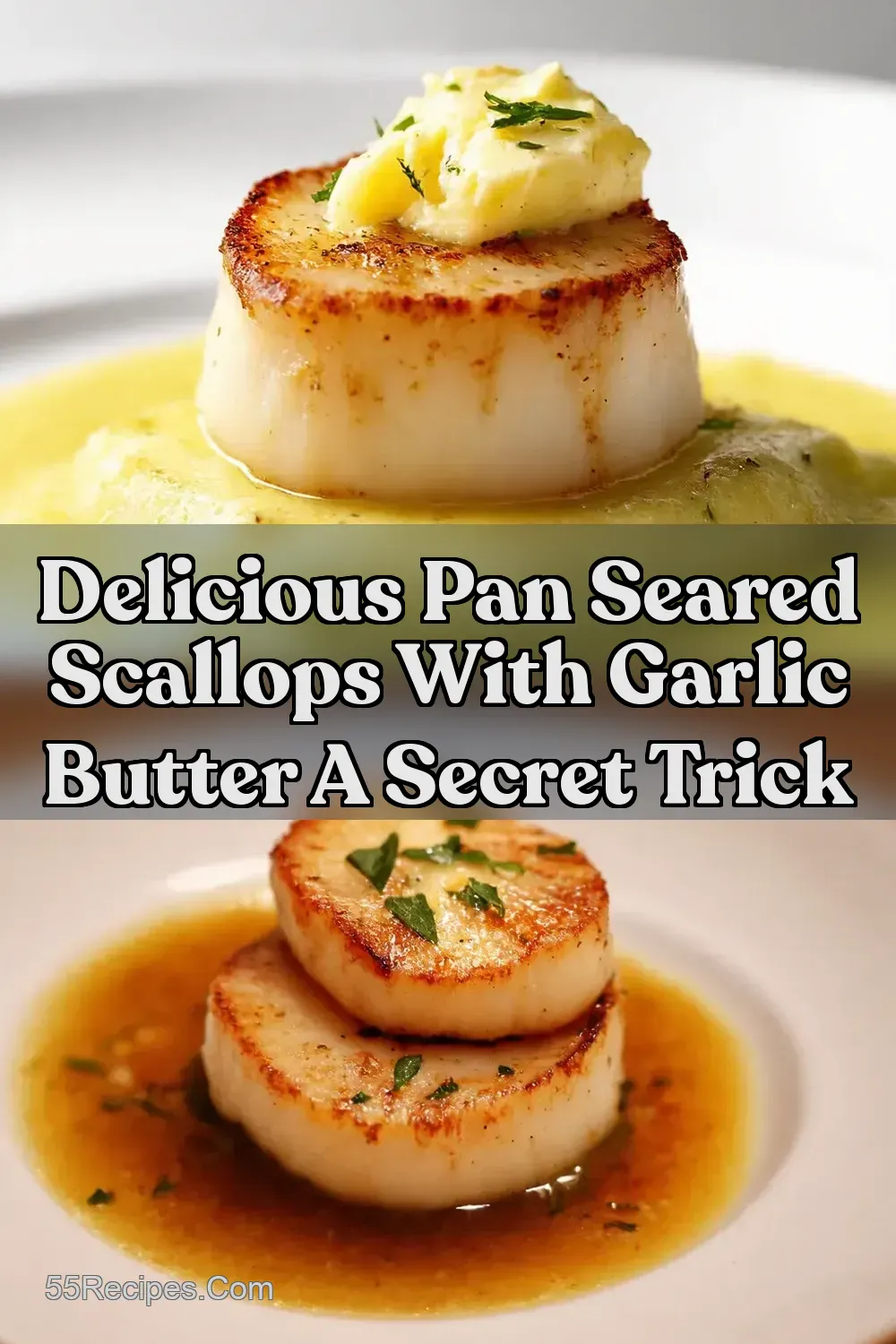 Pan Seared Scallops Recipe LemonHerb Butter Perfection -…
