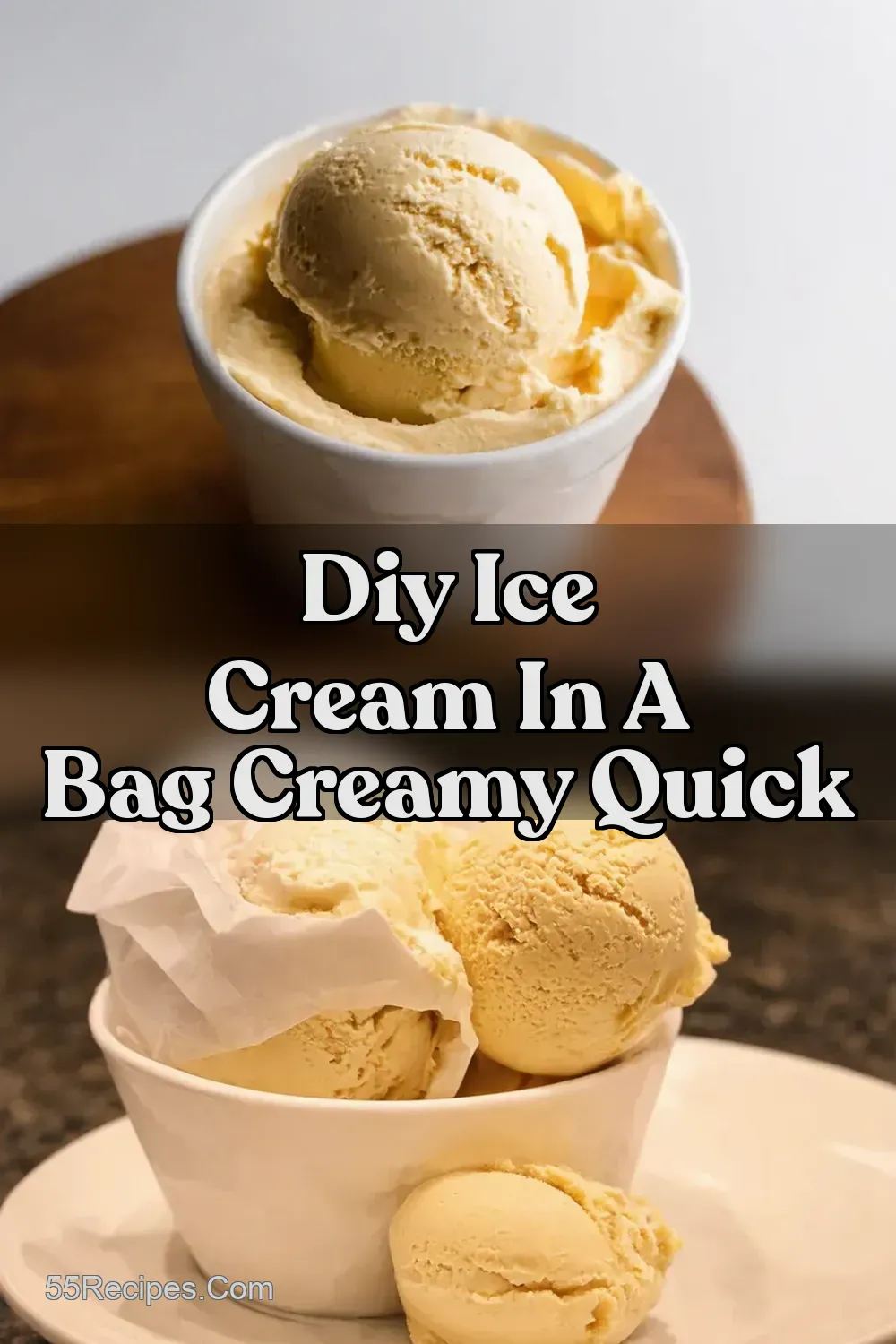 Shake It Up Easy Ice Cream in a Bag Recipe - 55Recipes