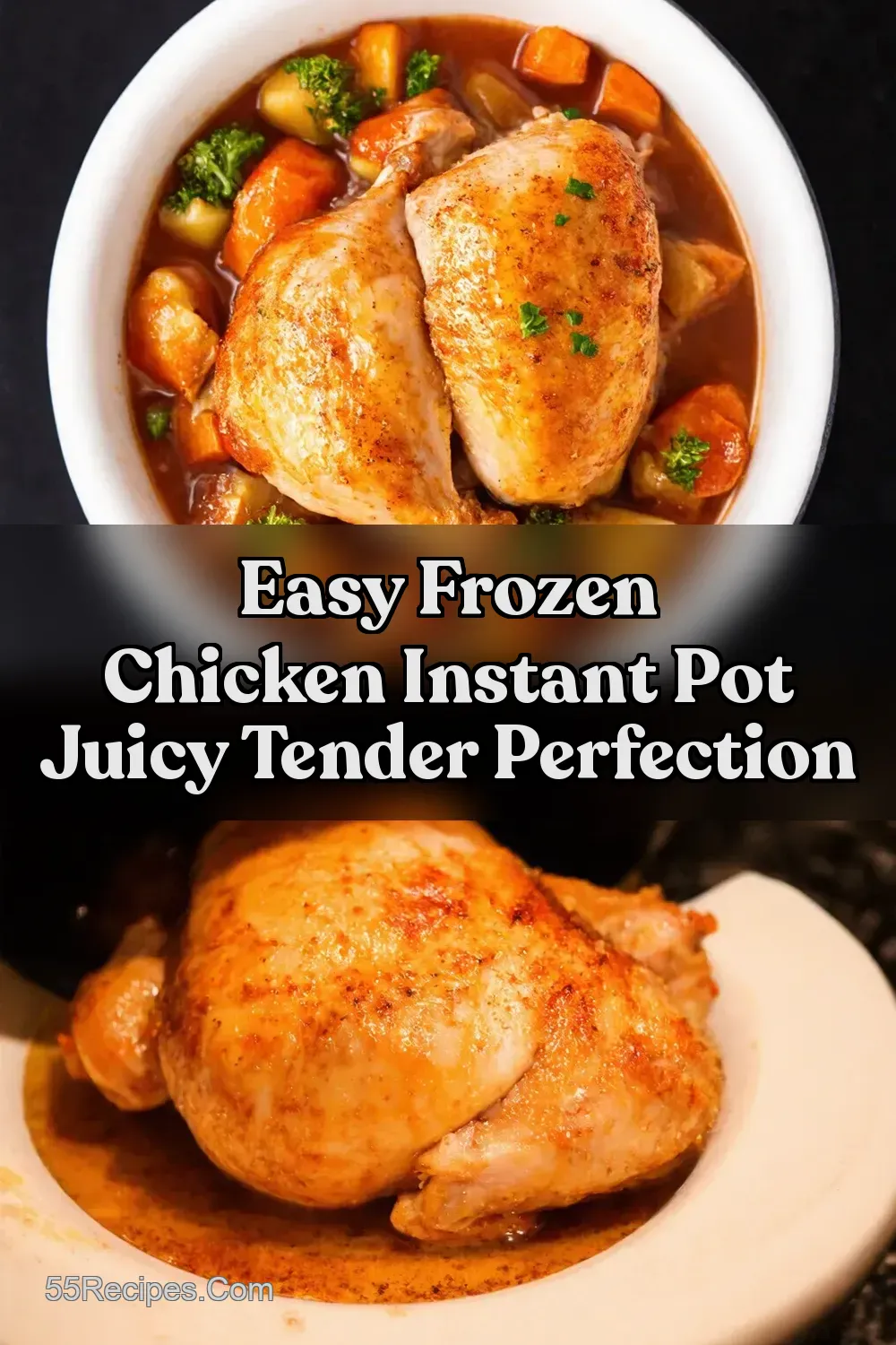 Instant Pot Frozen Chicken From Ice Block to Dinner -…