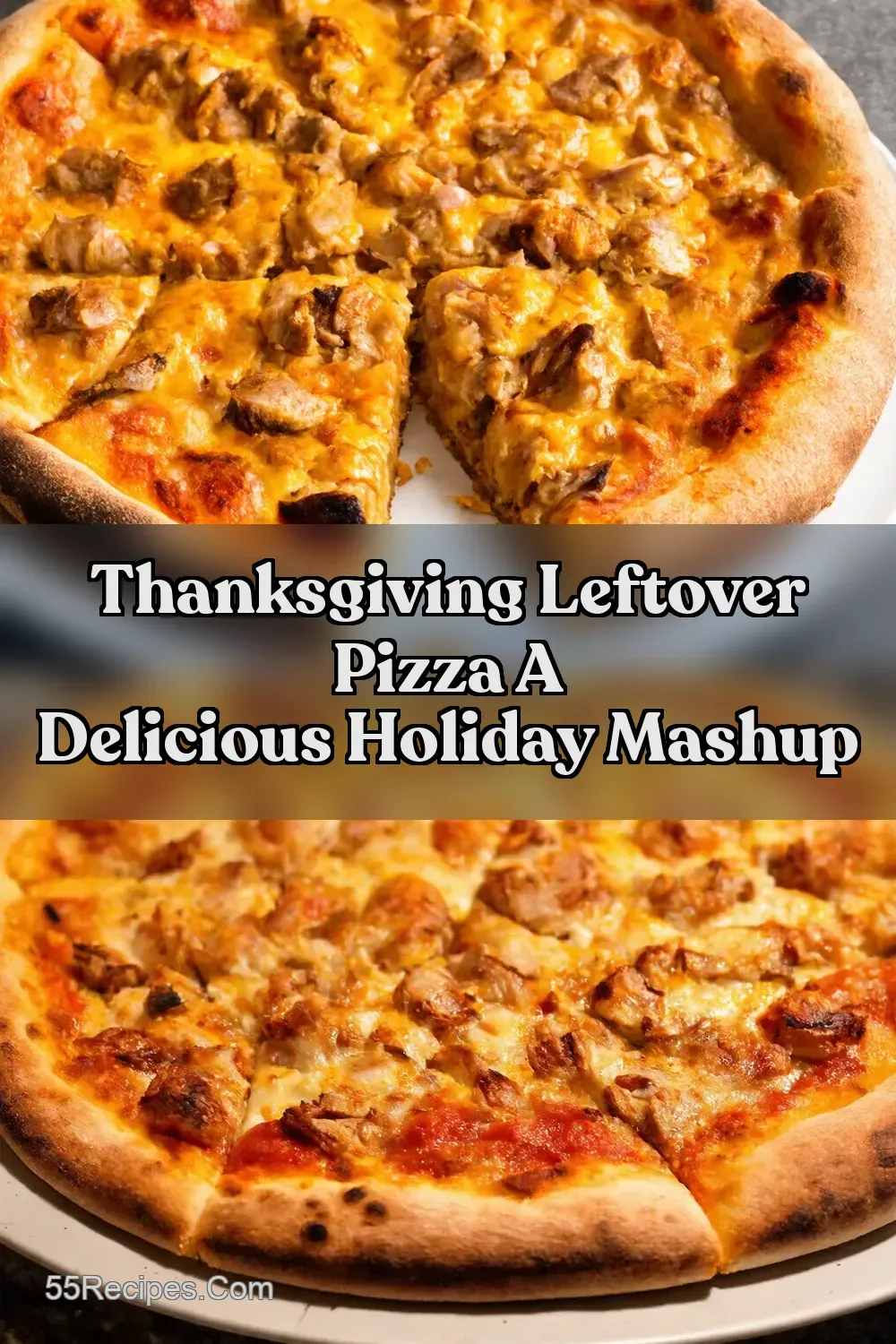 Thanksgiving Pizza Gobble Til You Wobble Leftovers -…