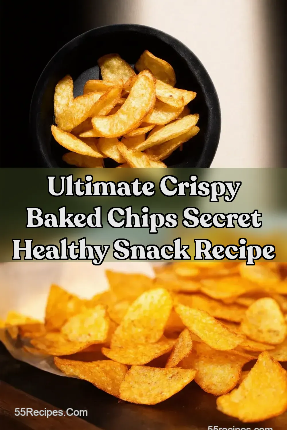 Crispy Baked Chips A Healthier Chip Shop Treat - 55Recipes