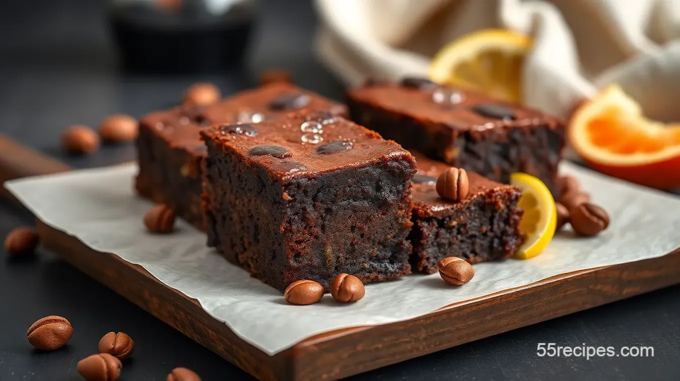 Delicious Bake Olive Oil Brownies - Fudgy Delight