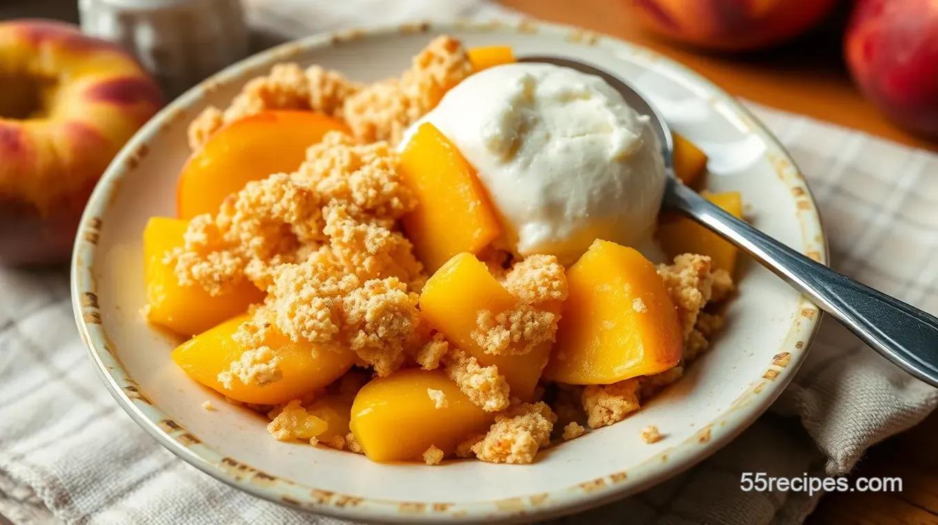 Classic Peach Crumble