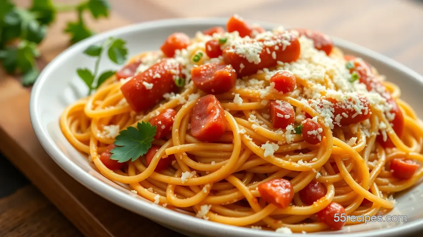 Bake Spaghetti with Hot Dogs: Quick & Tasty