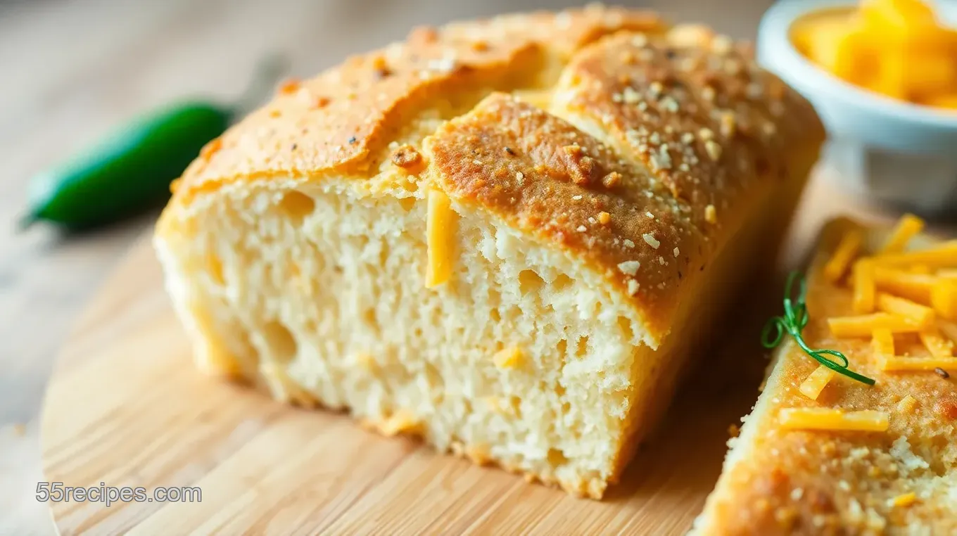 Bake Vegan Jalapeño Cheddar Artisan Bread