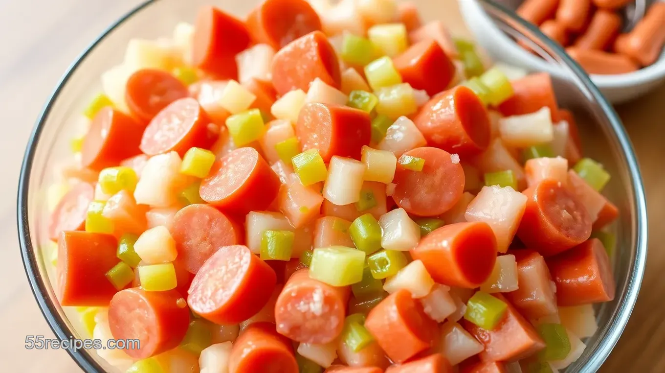 70s Retro Hot Dog Jello Salad