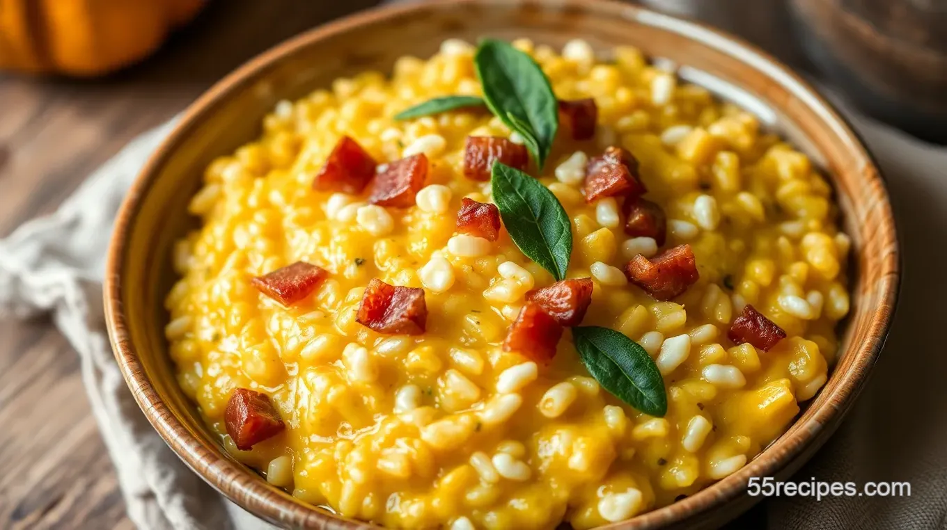 Creamy Pumpkin Risotto