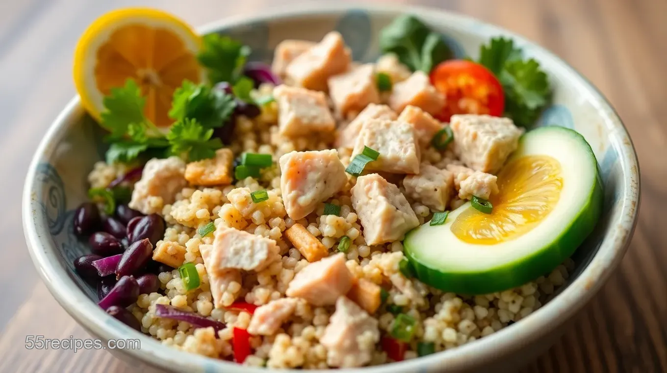 Mediterranean Tuna Quinoa Bowl