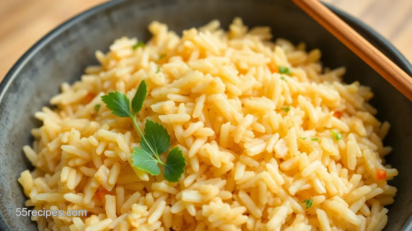 Cozy Cooked Ginger Rice