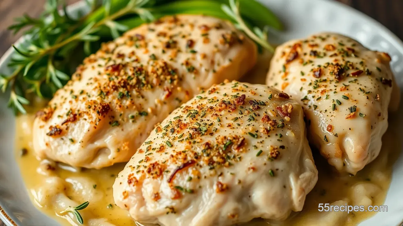 Herb-Crusted Roasted Chicken Thighs with Vegetable Medley