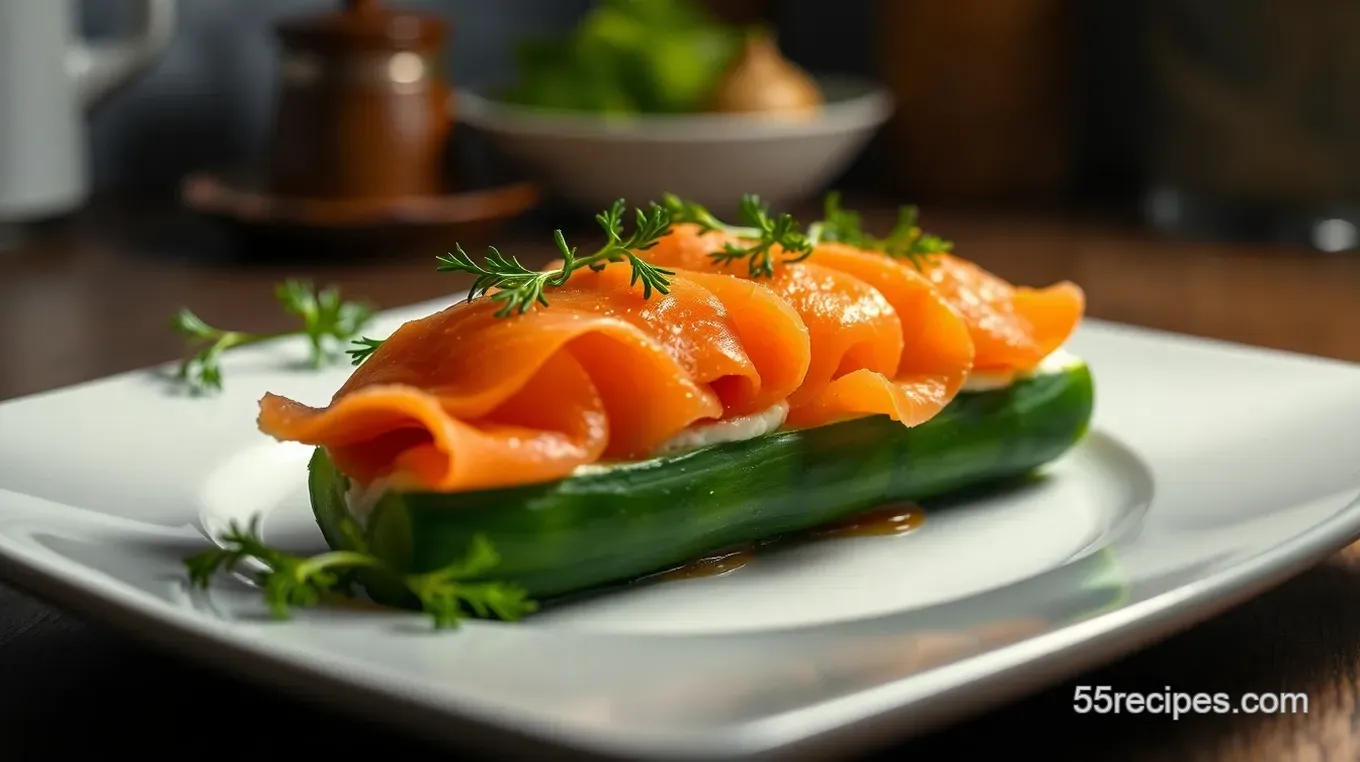 Easy & Elegant Chatelaine Smoked Salmon Roll on Cucumber Recipe Elegant Chatelaine Smoked Salmon Cucumber Rolls