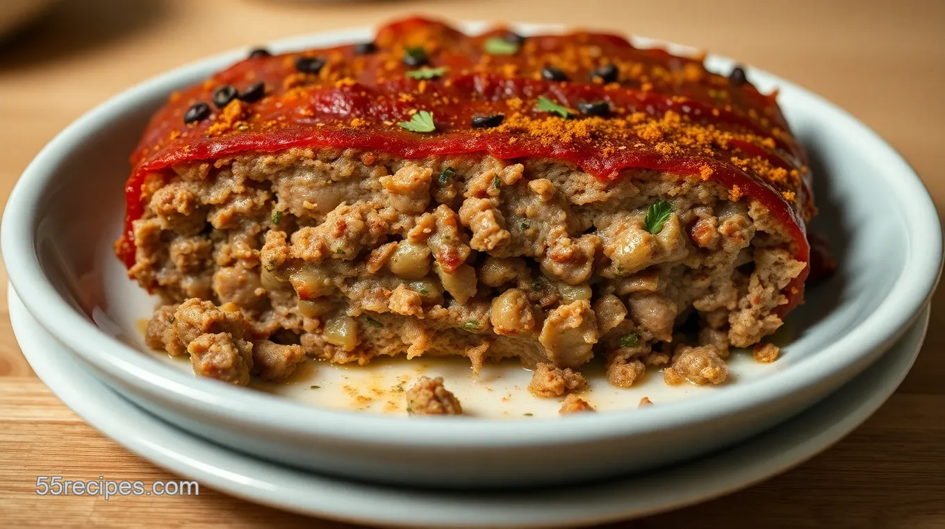 French Onion Meatloaf with Gruyère and Caramelized Onions