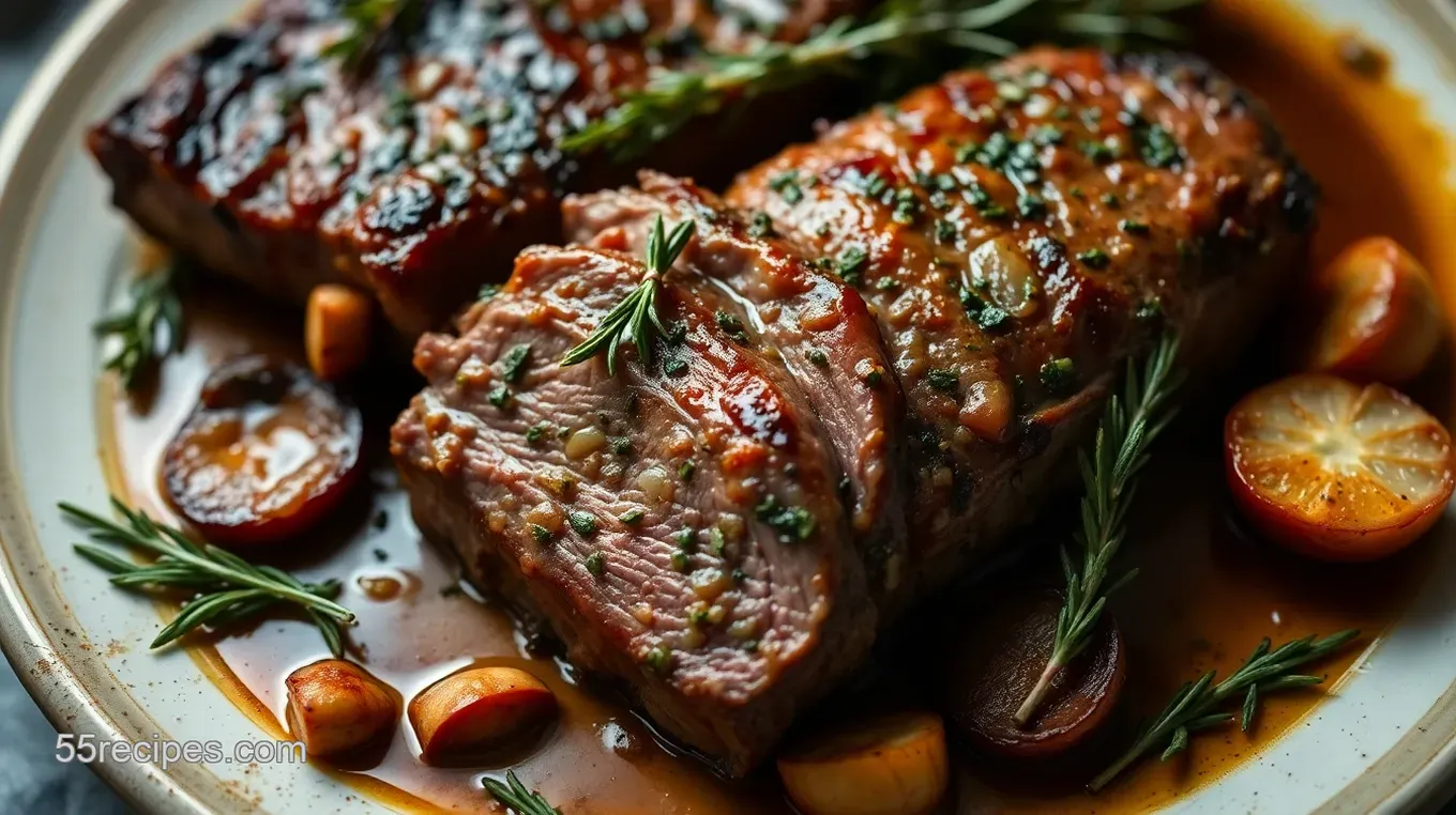 Easy & Juicy Roast Lamb Loin: My Fail-Proof Herb Glazed Method Herb-Crusted Roast Lamb Loin with Garlic and Rosemary