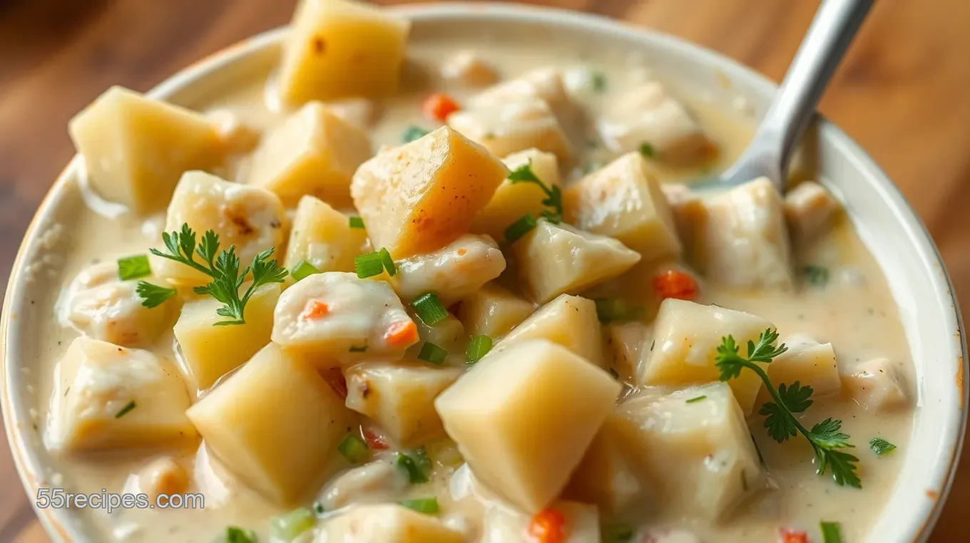 Make Creamy Non-Dairy Clam Chowder Delight