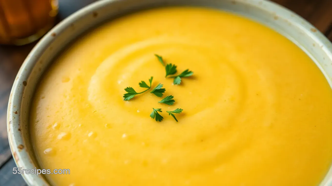 Creamy Pumpkin Beer Cheese Soup