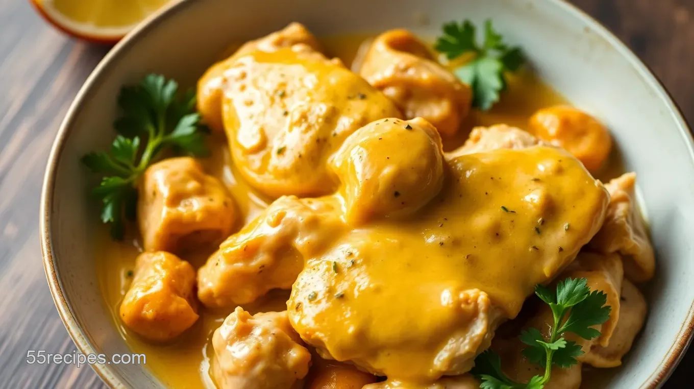 Sautéed Chicken with Creamy Amarillo Sauce