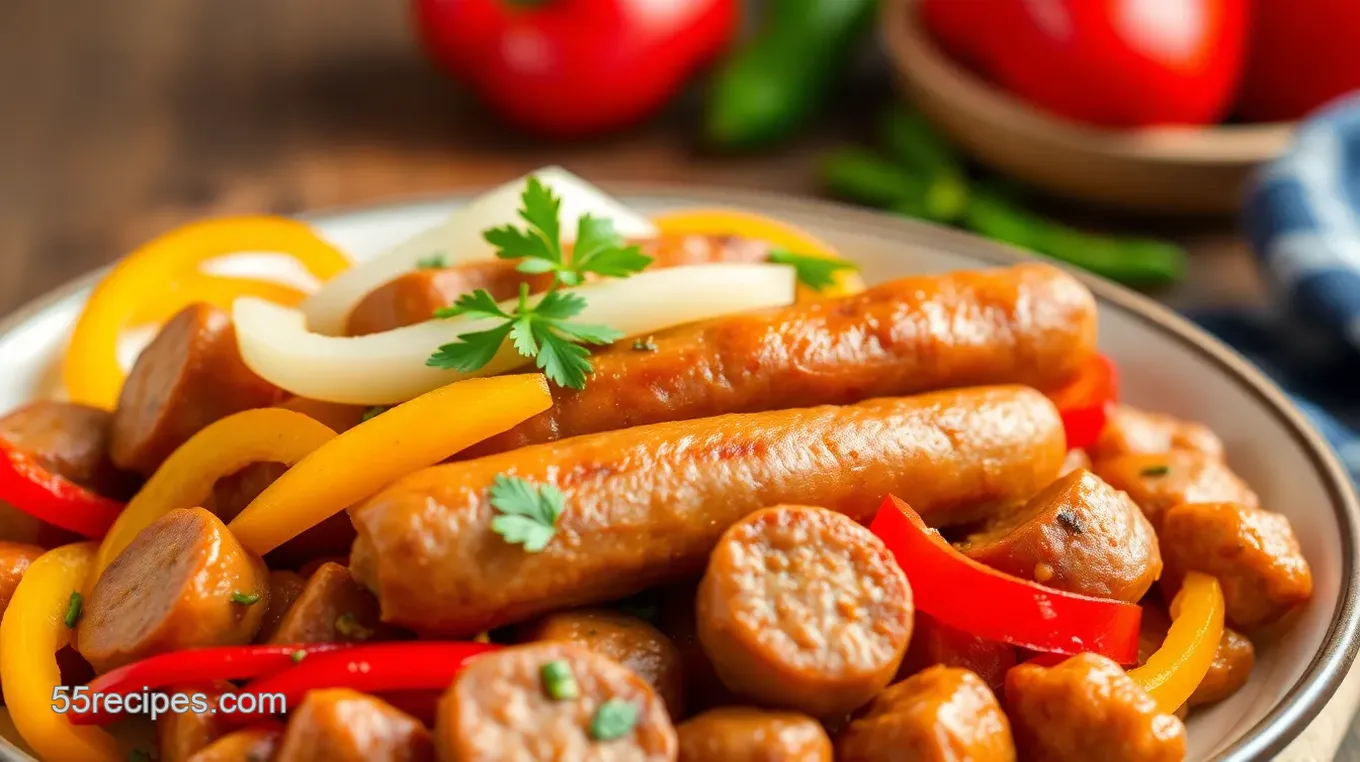 Sautéed Italian Sausage with Flavorful Peppers