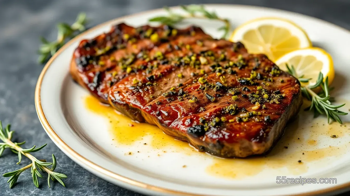 Herb-Crusted Sirloin Steak