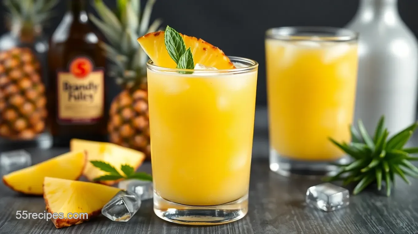 Brandy Pineapple Shots Recipe