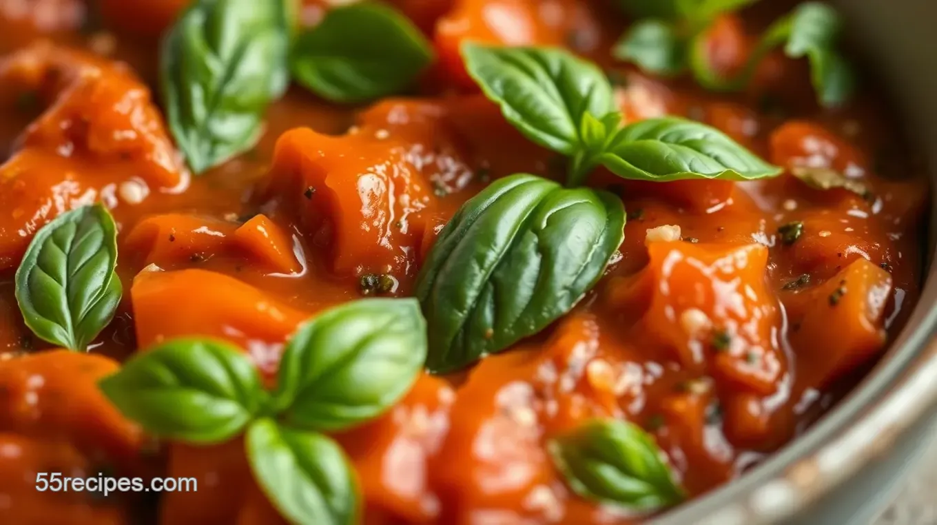 Spiced Tomato Basil Sauce in a Bottle