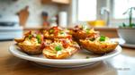 Bake Crispy Potato Skins with Vegan Cheese