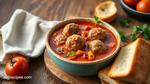 Cook Hearty Minestrone Soup with Meatballs