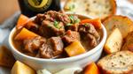 Simmered Beef Stew with Guinness Flavor