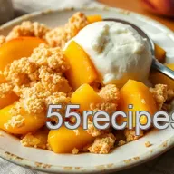 My Cozy Baked Peach Crumble for Warm Moments: Easy Summer Dessert