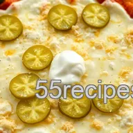 My Family's Favorite Bake Pickle Pie Pizza with Creamy Delight