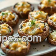 Easy & Juicy Baked Mushroom: Zesty Cheesy Herb Bite - My Favorite Appetizer