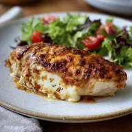 Baked Stuffed Chicken Breast: Cheesy Spinach and Feta Filling