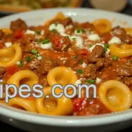 Delicious Cheesesteak Tortellini in Rich Provolone Sauce Recipe: A Family Favorite