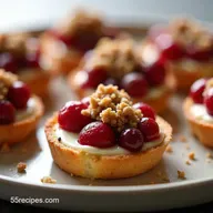 Cranberry Brie Bites Easy Thanksgiving Appetizers