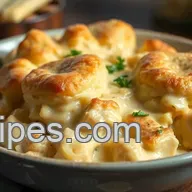 Chicken Casserole Recipes: Creamy Biscuit Southern Comfort