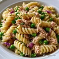 Creamy Cold Tuna Pasta Salad Meal Prep