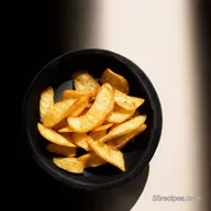 Crispy Baked Chips A Healthier Chip Shop Treat