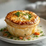 Curry Chicken Pot Pie with Coconut Milk in 50 Min