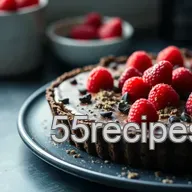 Easy Decadent Dairy-Free Chocolate Raspberry Tart Recipe