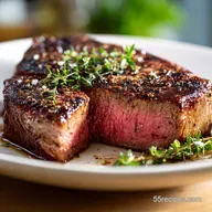 Recipe for Delmonico Steak: Cast Iron