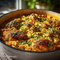 Easy Casserole Recipe for Dinner with Chicken and Rice