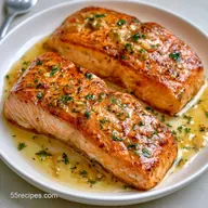 Garlic Butter Frozen Salmon Baked