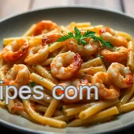 Garlicky Penne Shrimp Pasta Recipes: A Simple Mediterranean Delight