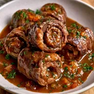 German Beef Rouladen for 4 Servings
