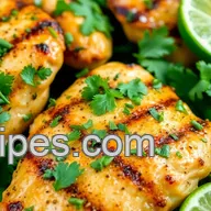 Easy & Juicy Grill Cilantro Lime Chicken - Fresh & Zesty: My Fail-Proof Herb Glazed Method