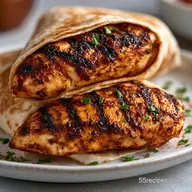 Grilled Chicken Wrap for 4 Servings