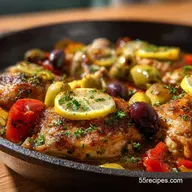 Healthy Supper Recipe for Two with Lemon Chicken