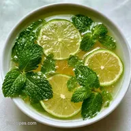 Lime Juice Green Tea Drink in 15 Minutes