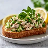 Low Carb Tuna Toast in 35 Minutes