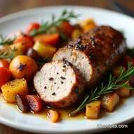 MapleBalsamic Glazed Pork Hearty Fall Dinner Recipe